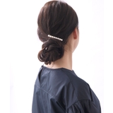 パールバレッタ(S)/シンプル/オフィス/ヘアアクセサリー H-217 | VINGTAINE | 詳細画像5