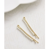 2本セットのシンプルパールヘアピン デート ヘアアクセサリーH | VINGTAINE | 詳細画像5 