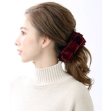 ベルベットリボンバナナクリップ(L) シンプル ヘアアクセサリー | VINGTAINE | 詳細画像6 