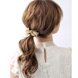 キラキラスタッズリボンバレッタ シンプル オフィス | VINGTAINE | 詳細画像3