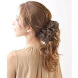 ふんわりシフォンのバナナクリップ/シンプル/ヘアアクセサリー H-24 | 神戸ヴァンテーヌ | 詳細画像1