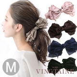 ひらひらふんわりスカーフリボンバナナクリップ(M) シンプル ヘアアクセサリーH | VINGTAINE | 詳細画像1