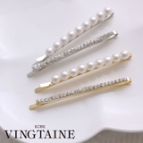 パール×ラインストーンヘアピン 2本セット ヘアアクセサリー | VINGTAINE | 詳細画像1 