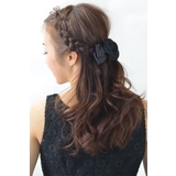 カメリアリボンバレッタ/フラワー/お花/ヘアアクセサリー H-472 | VINGTAINE | 詳細画像7 