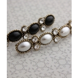 アンティーク調ビジューバレッタ ラインストーン パール | VINGTAINE | 詳細画像7 