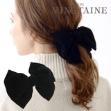 ベルベットリボンバレッタ/結婚式/二次会/ヘアアクセサリー/秋冬 H-518 | VINGTAINE | 詳細画像1 