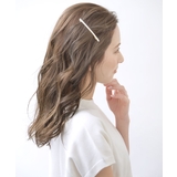 小粒パールの細ラインバレッタ/シンプル/オフィス/ヘアアクセサリー H-526 | VINGTAINE | 詳細画像5