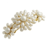 パール調フラワーバレッタ/お花/ヘアアクセサリー/結婚式/二次会 H-552 | VINGTAINE | 詳細画像2 