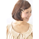 一粒コットンパールヘアピン(2本セット) H-598 | VINGTAINE | 詳細画像4