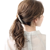 シェル風カラーストーンバナナクリップ ホマイカ ヘアアクセサリーH | 神戸ヴァンテーヌ | 詳細画像8