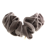 ベロアフリルバナナクリップ シンプル ブラック | VINGTAINE | 詳細画像3