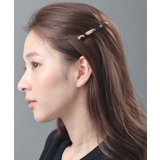 べっ甲風ラインミニバレッタ/ヘアクリップ/ヘアアクセサリー H-784 | VINGTAINE | 詳細画像2 
