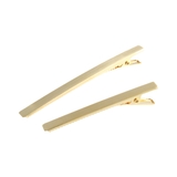 ゴールド | メタルラインヘアクリップ（2本セット） くちばしクリップ ダッカールクリップ | VINGTAINE