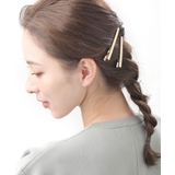 メタルラインヘアクリップ（2本セット） くちばしクリップ ダッカールクリップ | VINGTAINE | 詳細画像4 