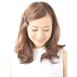 シックなモノトーンカラーリボンヘアクリップ ダッカールクリップ くちばしクリップ | VINGTAINE | 詳細画像5 