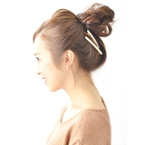 べっ甲風シンプルヘアクリップ くちばしクリップ ダッカールクリップ | VINGTAINE | 詳細画像3