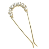 パールラインコーム/かんざし/U字 ヘアアクセサリー H-896 | VINGTAINE | 詳細画像2 