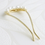 パールラインコーム/かんざし/U字 ヘアアクセサリー H-896 | VINGTAINE | 詳細画像9 