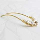 パールフラワーコーム/かんざし/U字 ヘアアクセサリー H-897 | VINGTAINE | 詳細画像8