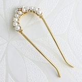 パールフラワーコーム/かんざし/U字 ヘアアクセサリー H-897 | VINGTAINE | 詳細画像9