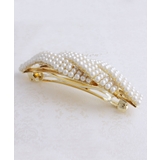 ツイストパールバレッタ ヘアアクセサリー ヘアクリップ | VINGTAINE | 詳細画像6 