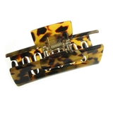 べっ甲風スクエア型バンスクリップ シンプル ヘアクリップ | VINGTAINE | 詳細画像5 