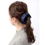 ネイビー | トップリボンバナナクリップ ヘアクリップ ヘアアクセサリー | VINGTAINE