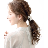 べっ甲風ドーム型バンスクリップ/ヘアクリップ/ヘアアクセサリー H-955 | VINGTAINE | 詳細画像3