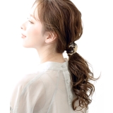べっ甲風ドーム型バンスクリップ/ヘアクリップ/ヘアアクセサリー H-955 | VINGTAINE | 詳細画像4
