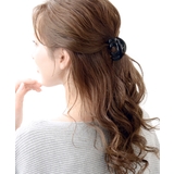 べっ甲風ドーム型バンスクリップ/ヘアクリップ/ヘアアクセサリー H-955 | VINGTAINE | 詳細画像6