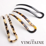 べっ甲風二又かんざし コーム 着物 | VINGTAINE | 詳細画像1 