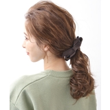 フェイクレザーシンプルリボンバナナクリップ エレガント オフィス | VINGTAINE | 詳細画像18 