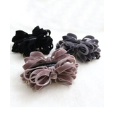 ベルベットループリボンバナナクリップ 細リボン シンプル | VINGTAINE | 詳細画像3 