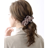 ベルベットループリボンバナナクリップ 細リボン シンプル | VINGTAINE | 詳細画像6 