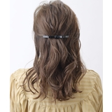 べっ甲風細リボンバレッタ マーブル 細め | VINGTAINE | 詳細画像7