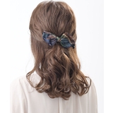 ビッグチェック柄リボンバレッタ フェミニン キュート | VINGTAINE | 詳細画像5 