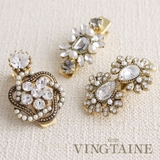 アンティーク調パールビジューミニヘアクリップ 小ぶり くちばしクリップ | VINGTAINE | 詳細画像1