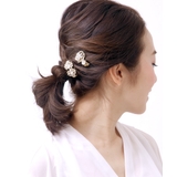 アンティーク調パールビジューミニヘアクリップ 小ぶり くちばしクリップ | VINGTAINE | 詳細画像5