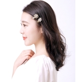 アンティーク調パールビジューミニヘアクリップ 小ぶり くちばしクリップ | VINGTAINE | 詳細画像6