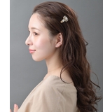 アンティーク調パールビジューミニヘアクリップ 小ぶり くちばしクリップ | VINGTAINE | 詳細画像4 