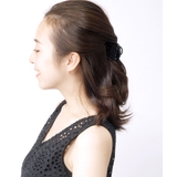 ローズバンスクリップ 透かし模様 ブラック | VINGTAINE | 詳細画像8 