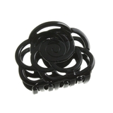 ブラック | ローズバンスクリップ 透かし模様 ブラック | VINGTAINE