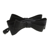 ブラック | スタッズ風リボンバナナクリップ ベーシック ブラック | VINGTAINE