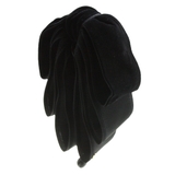 ブラック | トップリボンバナナクリップ（ベルベット）(L) ブラック グレー | VINGTAINE