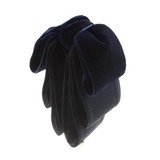 ネイビー | トップリボンバナナクリップ(ベルベット)(M) ブラック グレー | VINGTAINE