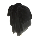 ブラック | トップリボンバナナクリップ(ベルベット)(M) ブラック グレー | VINGTAINE