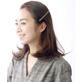 カラービジュー細バレッタ シンプル ブラック | VINGTAINE | 詳細画像6 