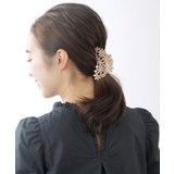 フラワーデザインバンスクリップ ネイビー ピンク | VINGTAINE | 詳細画像5 