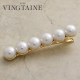 パールクリップ 6粒 ヘアクリップ | VINGTAINE | 詳細画像1 