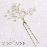 ビジュー×パール ブランチ Uピン | VINGTAINE | 詳細画像1